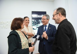 Presentación del encuentro, en el Ayuntamiento de Rincón de la Victoria.