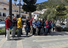 Turistas en Mijas.