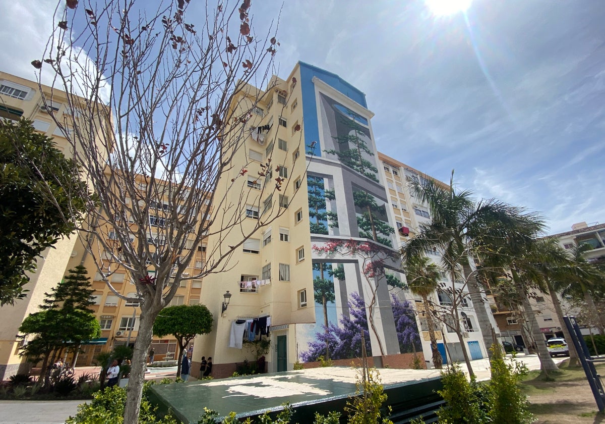 Viviendas en la Plaza del Ajedrez de Estepona.