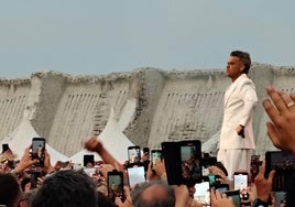 El concierto exclusivo de Robbie Williams en Málaga, en imágenes