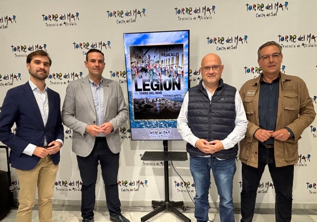 Acto de presentación del desfile de la La Legión en Torre del Mar.