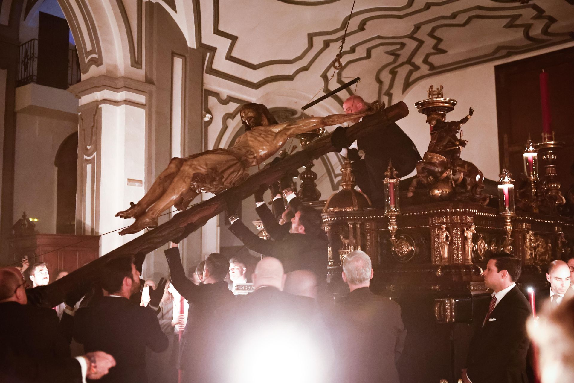Traslado y entronización del Cristo de la Redención