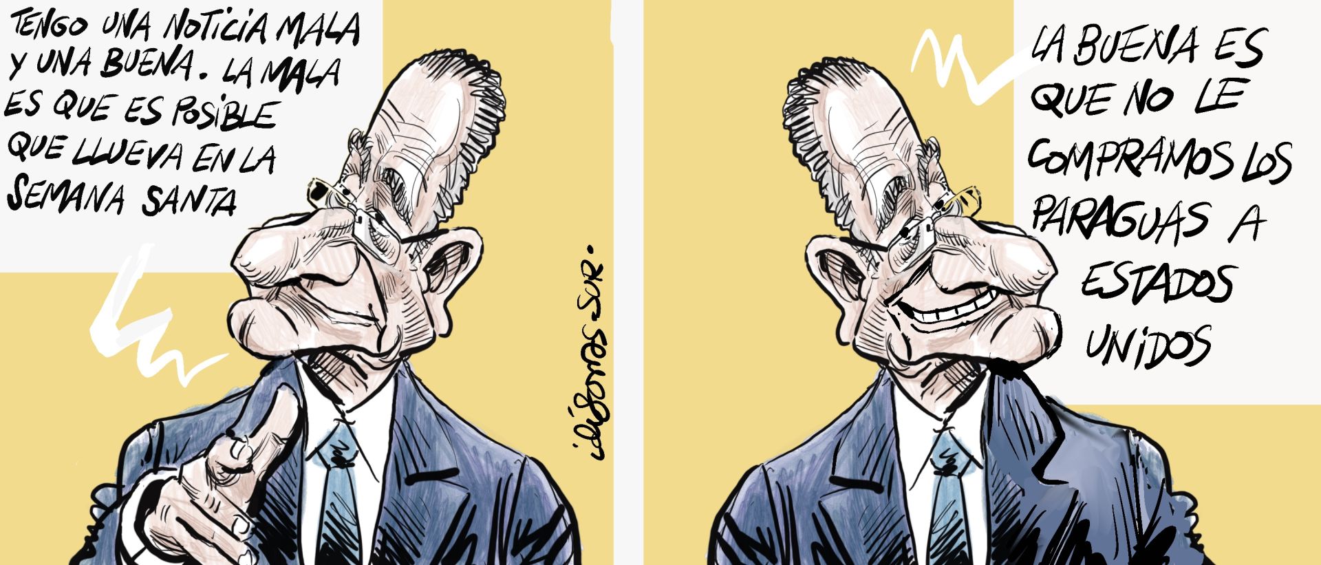 El mes de abril, en las viñetas de Idígoras y Pachi