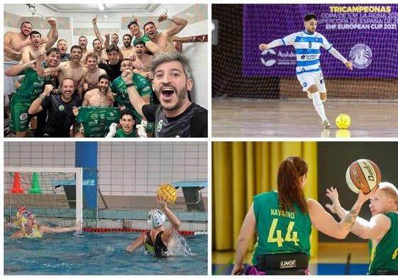 Polideportivo malagueño: Esperanzadores triunfos de Los Dólmenes, el Ciudad Redonda, el Amivel y el Waterpolo Málaga