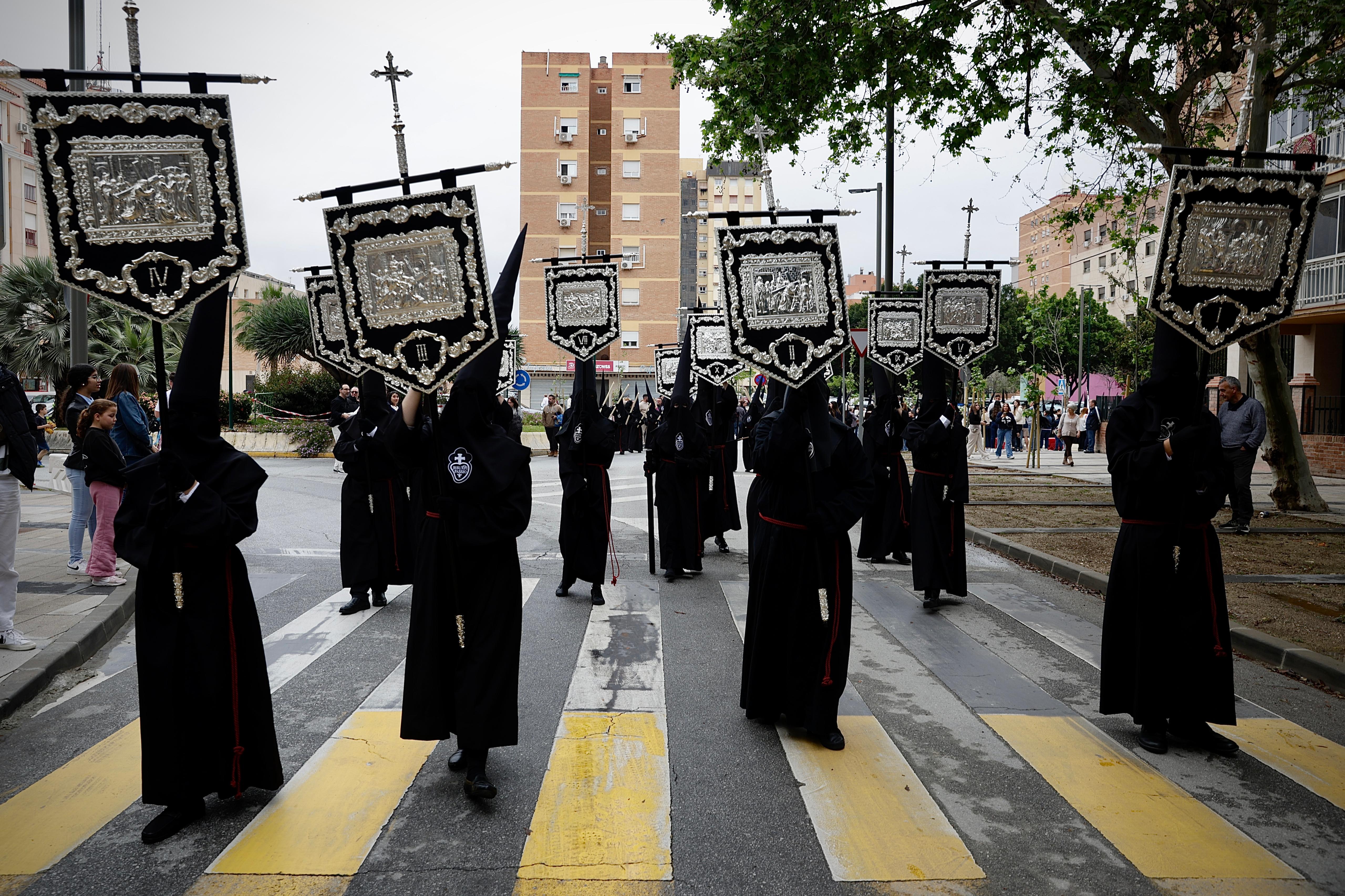 Traslados y procesiones del Sábado de Pasión en Málaga 2025