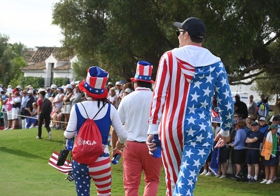 Imagen de archivo de la celebración de la Solheim Cup en 2023 entre Europa y EEUU.