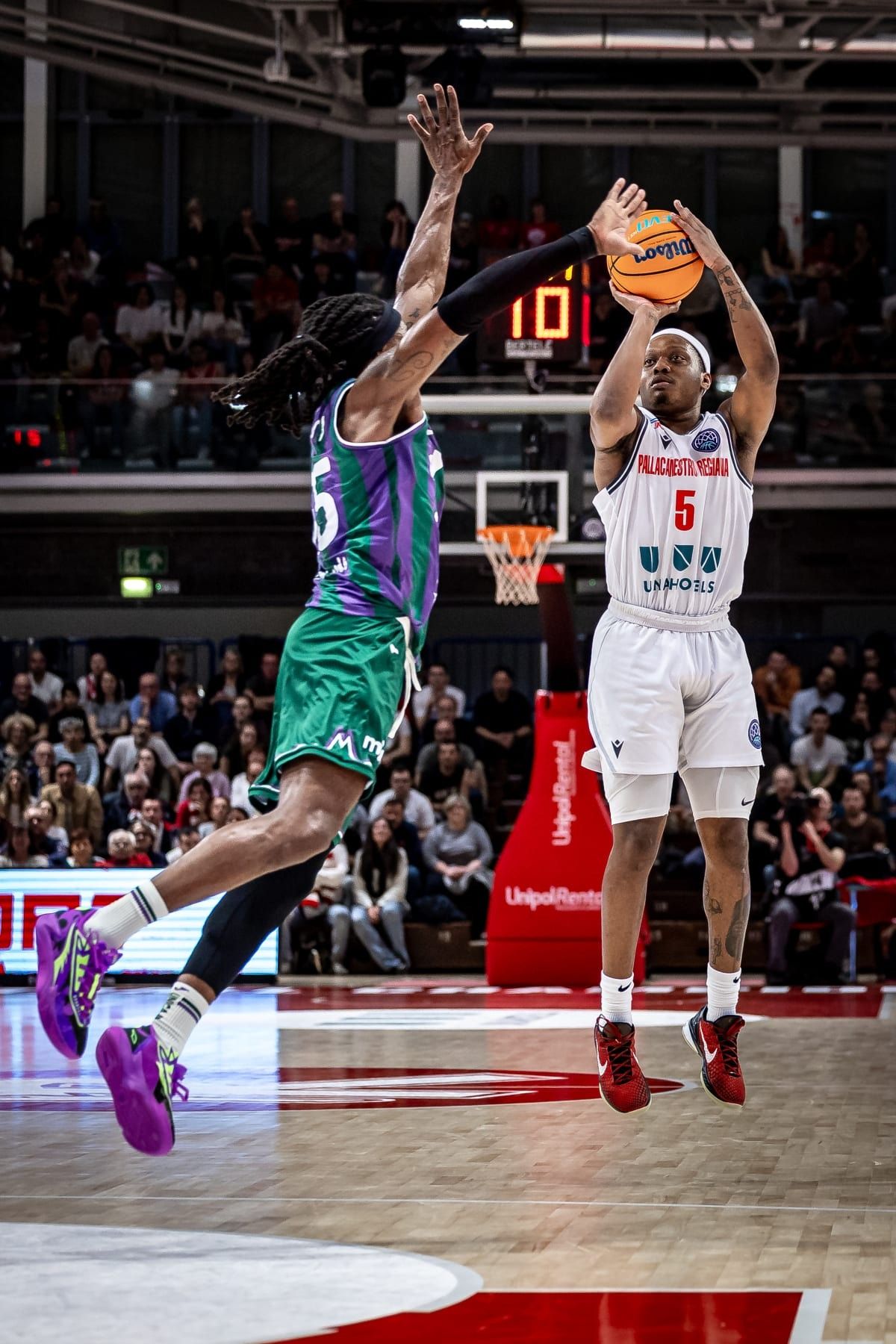 El Pallacanestro Reggiana - Unicaja, en imágenes