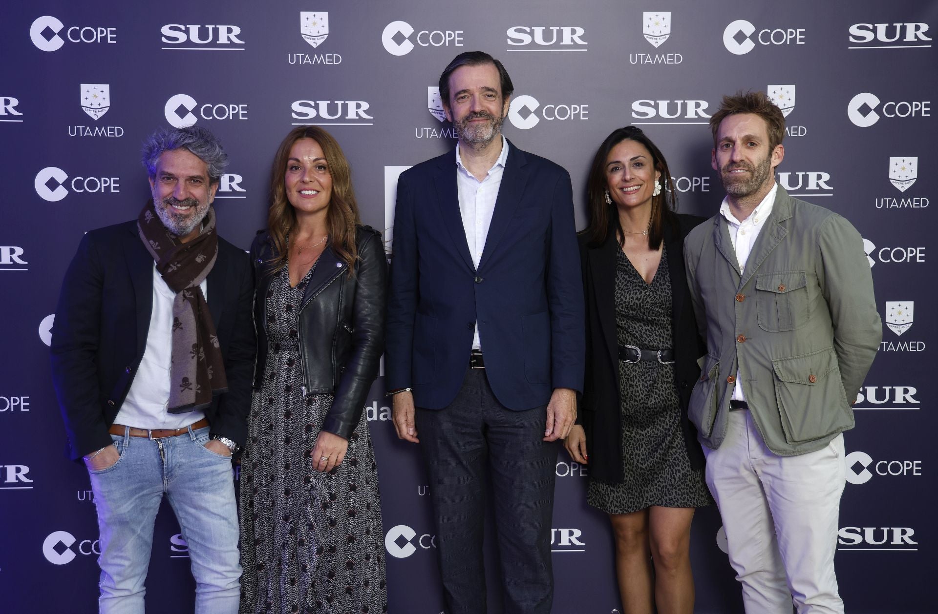Iván Ibarrondo, Saioa Artiach, Antonio González, Cristina Marure e Íñigo Martín
