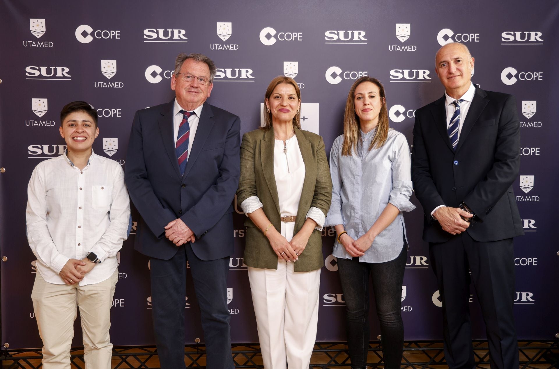 Fernanda Martínez, Juan de Dios Jiménez, Vanesa Marcos, Anabel Mancilla y David Sanz.