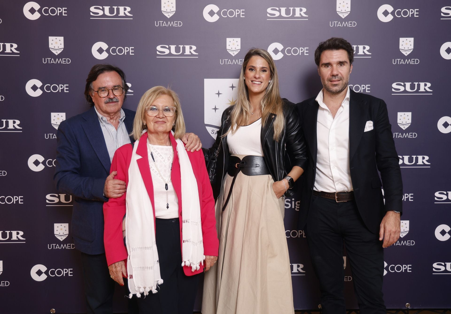 Paco Vela, Maite Herrero, María Teresa Cruz y Borja Vela.