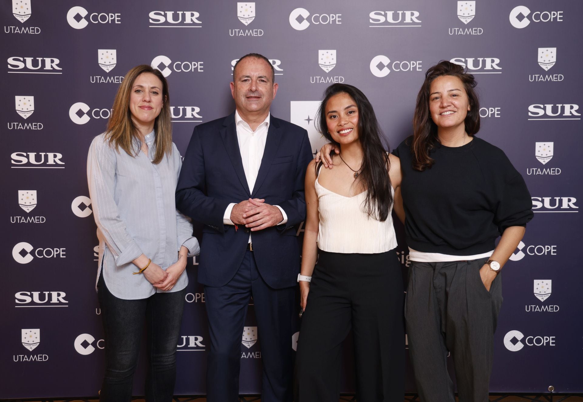 Anabel Mancilla, Manolo Castillo, Neshann Lacuesta y María Garrido.