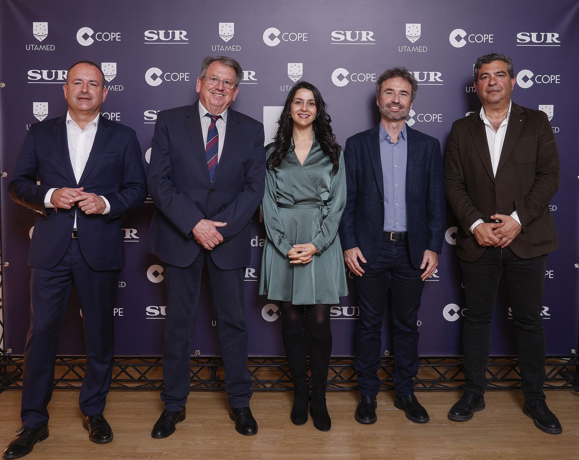 Manolo Castillo, Juan de Dios Jiménez, Inés Arrimadas, Guillermo Díaz y Javier Recio.