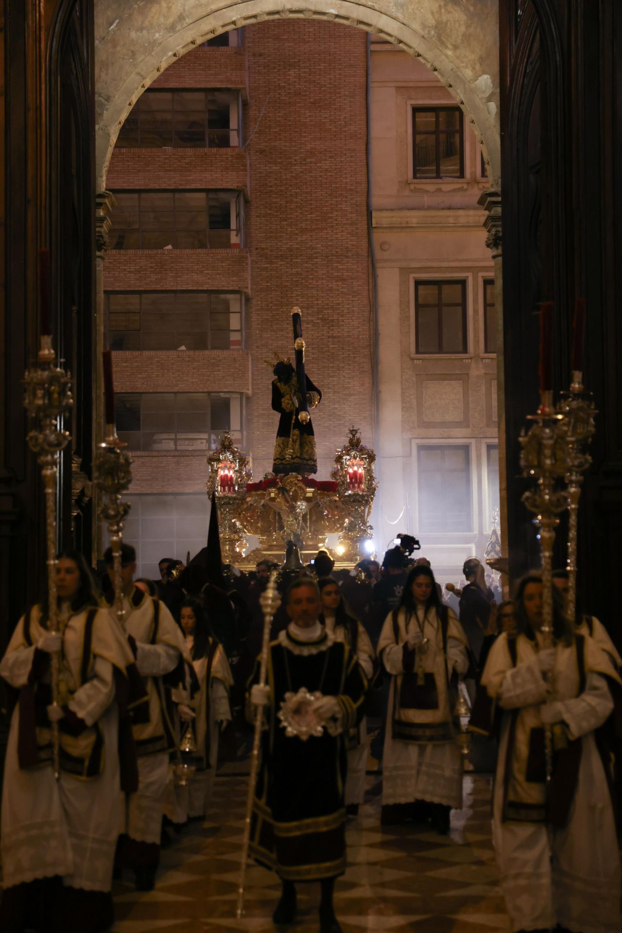 Viñeros en la Catedral de Málaga