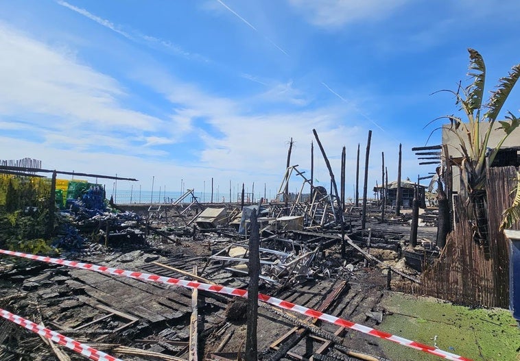 Imagen del establecimiento afectado por el incendio.