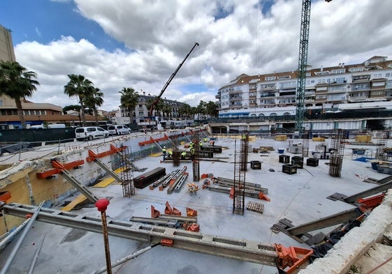Las obras de Mercacentro se retomaron el pasado 1 de abril.