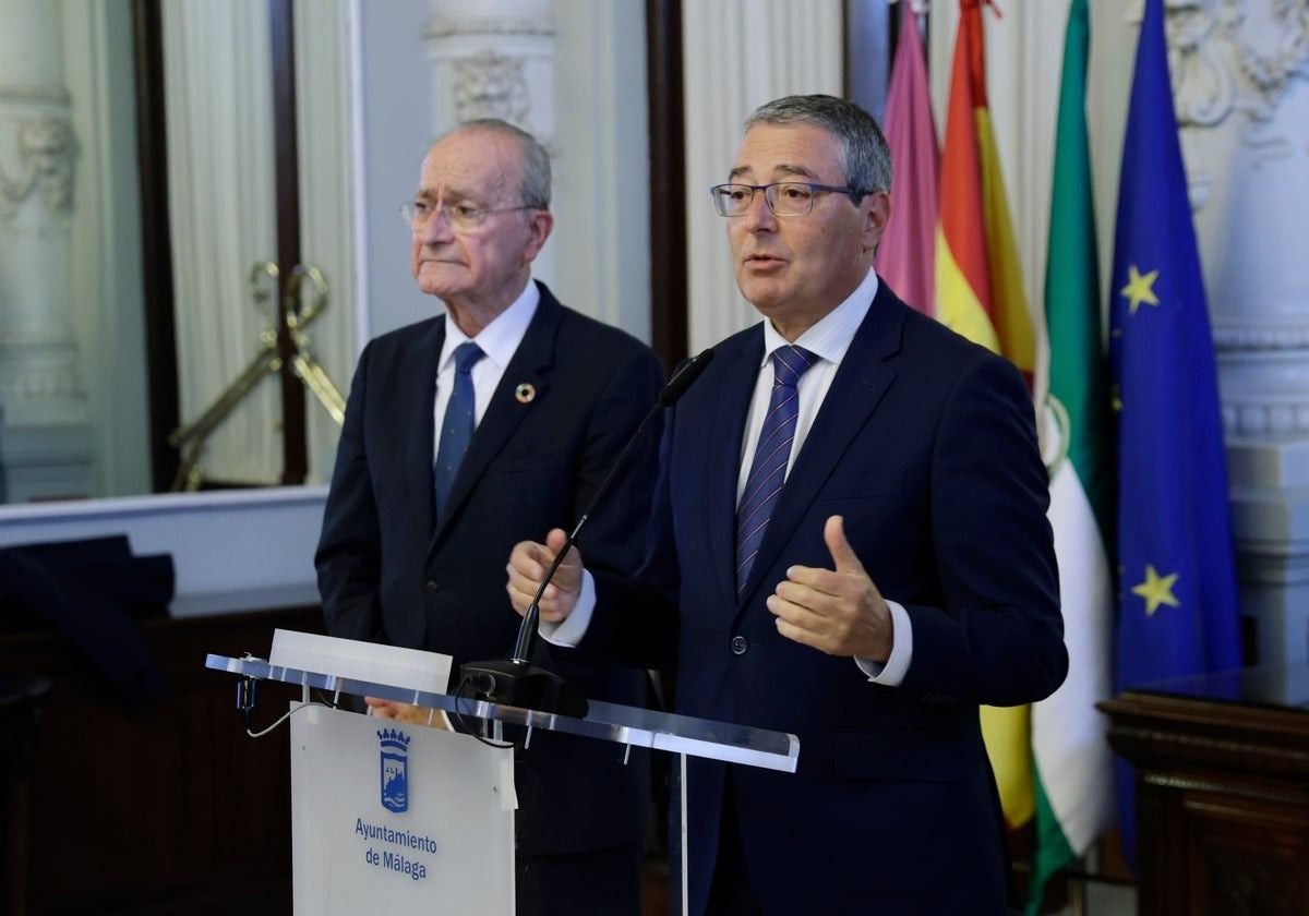 Francis Salado y De la Torre, en una comparecencia pública.