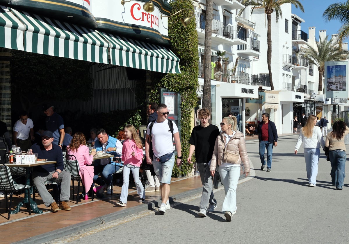 Marbella registra entre un 80 y un 90 por ciento de ocupación en Semana Santa