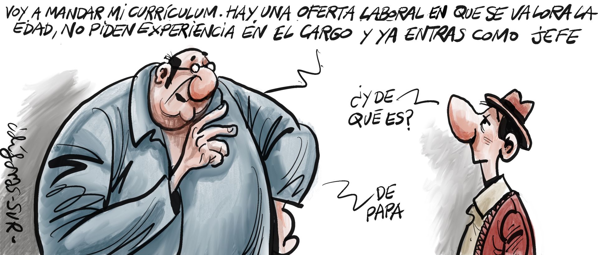 El mes de abril, en las viñetas de Idígoras y Pachi