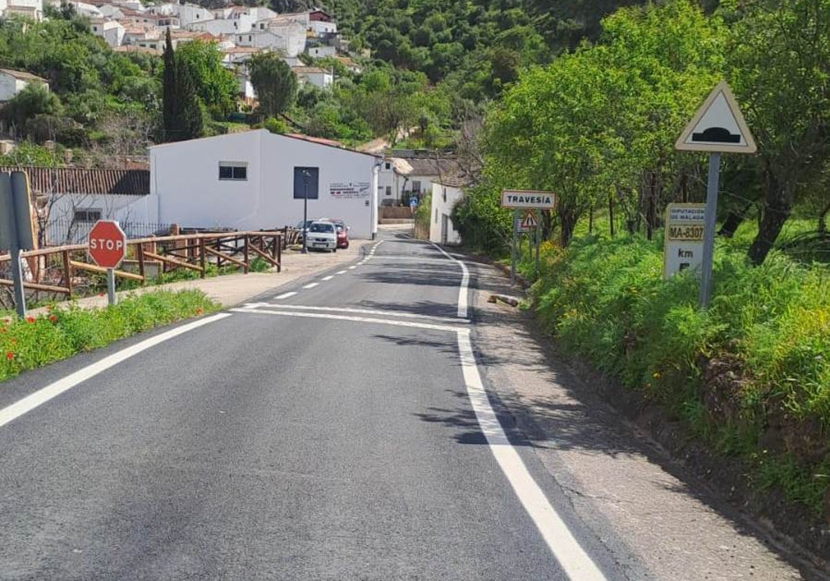 Actuación en la MA-8307 en Jimera de Líbar.