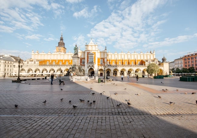 Plaza del Mercado, el corazón de Cracovia.