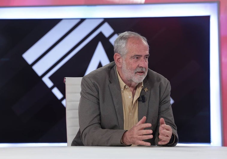 El presidente de la Agrupación, José Carlos Garín, este jueves en La Alameda.