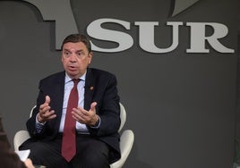 Planas, el pasado jueves, durante la charla con SUR.