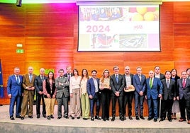 Directivos del Grupo MAS durante la presentación de la undécima Memoria de Sostenibilidad.
