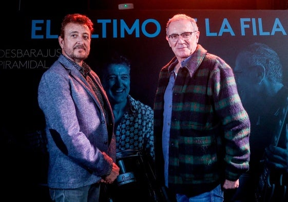 Manolo García y Quimi Portet, en la presentación de su último disco.