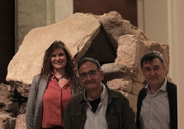 Los investigadores de la UMA Sonia López, José Suárez y Enrique Viguera.