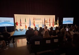 Arranque del Foro de Ciudades Abiertas, el pasado lunes en Fuengirola.