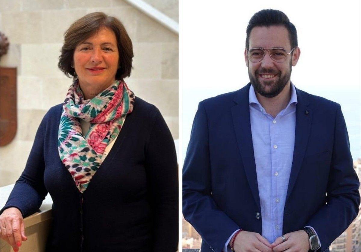 Carmen Segura y Víctor González.