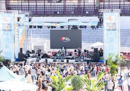 Los Electroduentes en el festival Soles Málaga