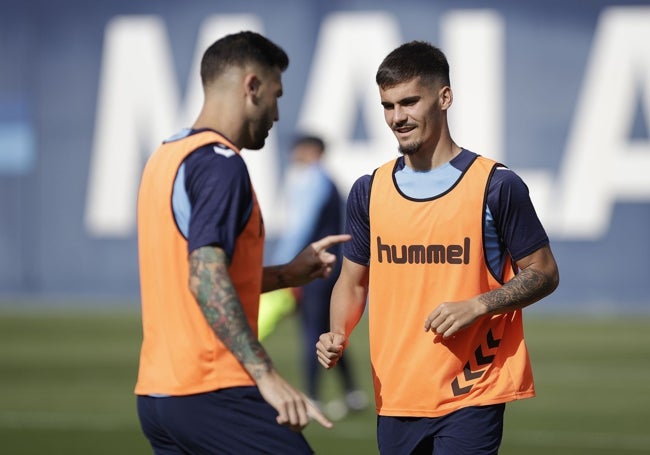 Chupete, autor del gol decisivo del Málaga ante el Castellón en la última jornada.