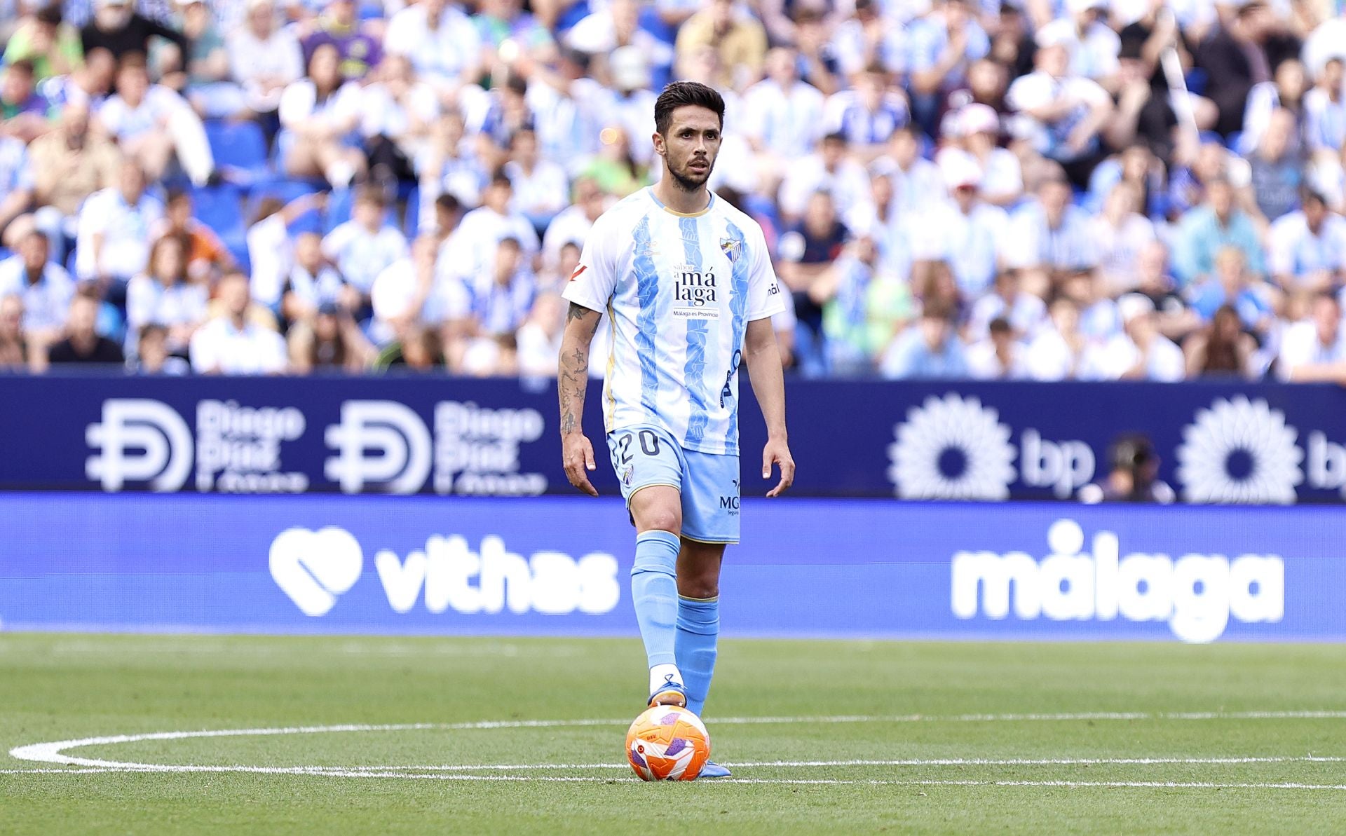 El Málaga-Granada en La Rosaleda, en imágenes