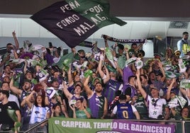 Aficionados del Unicaja en la Copa del Rey.