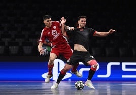 Pablo Ramírez, en acción en el duelo de semifinales de este viernes en Le Mans.