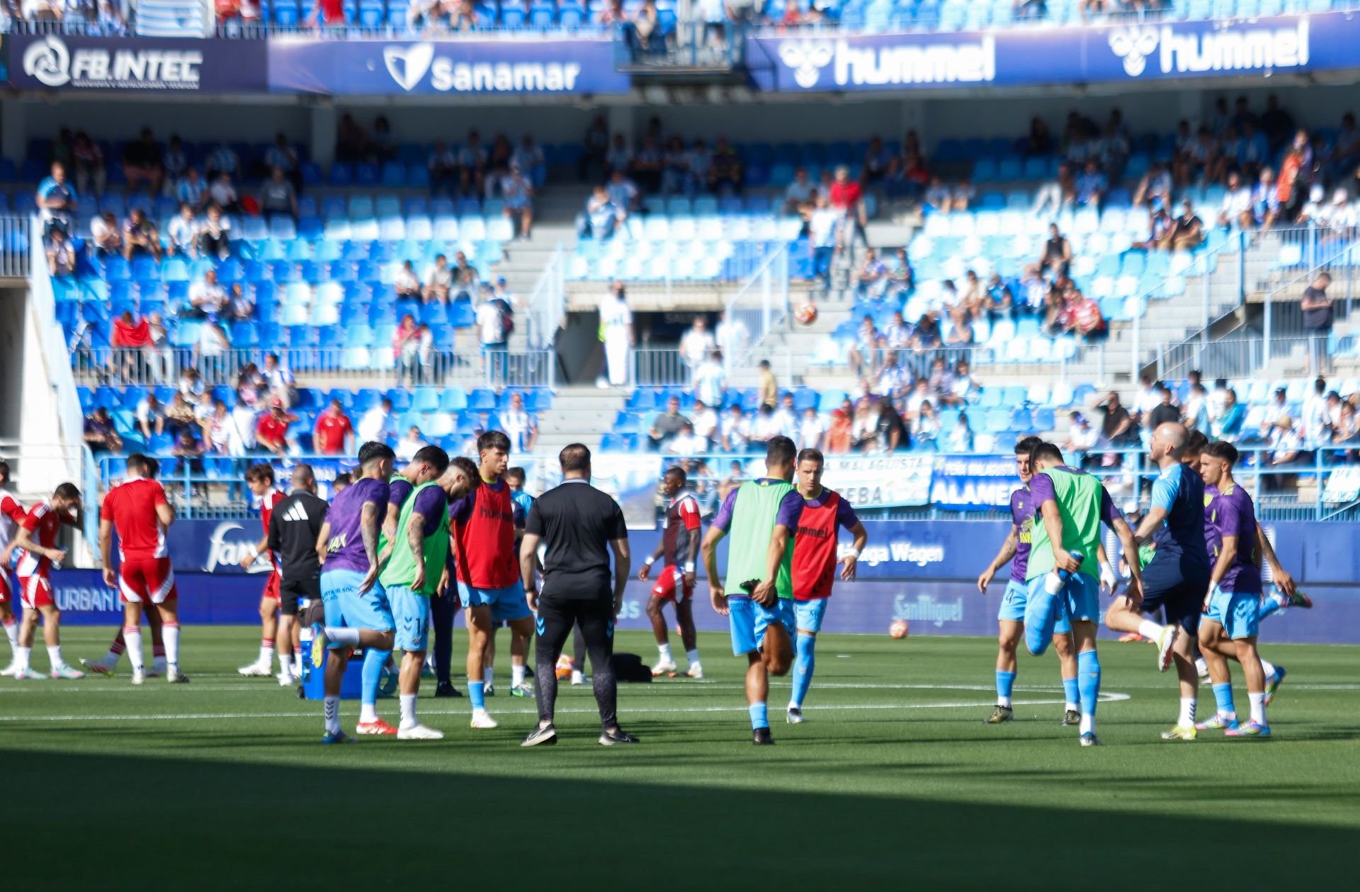 El Málaga-Granada en La Rosaleda, en imágenes