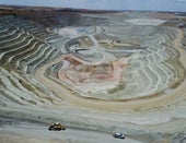 Explotación minera de Cobre las Cruces en el municipio sevillano de Gerena.