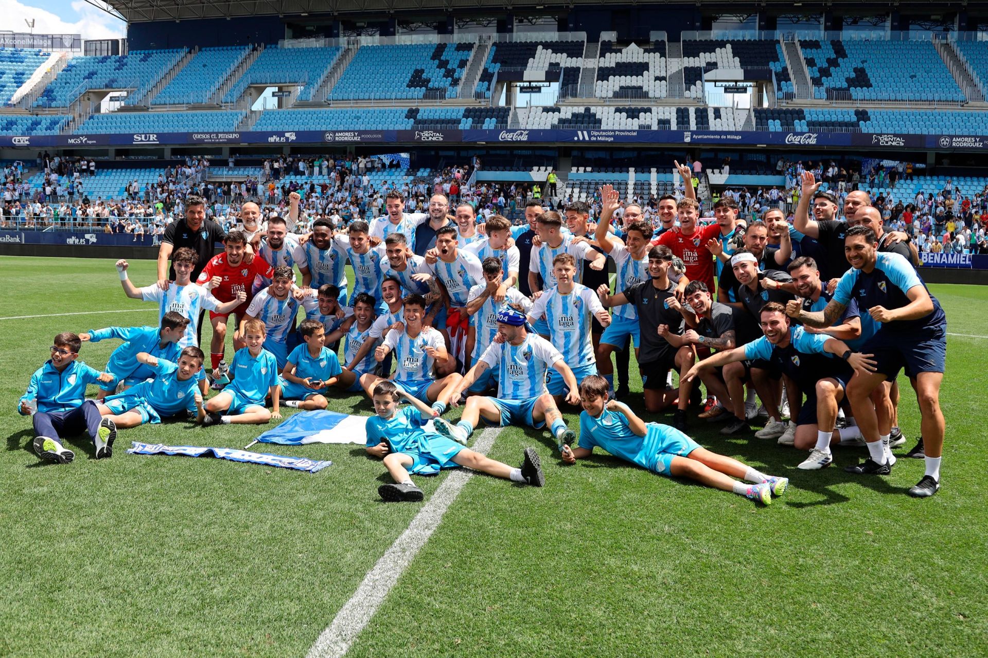 El ascenso del Malagueño en La Rosaleda, en fotos
