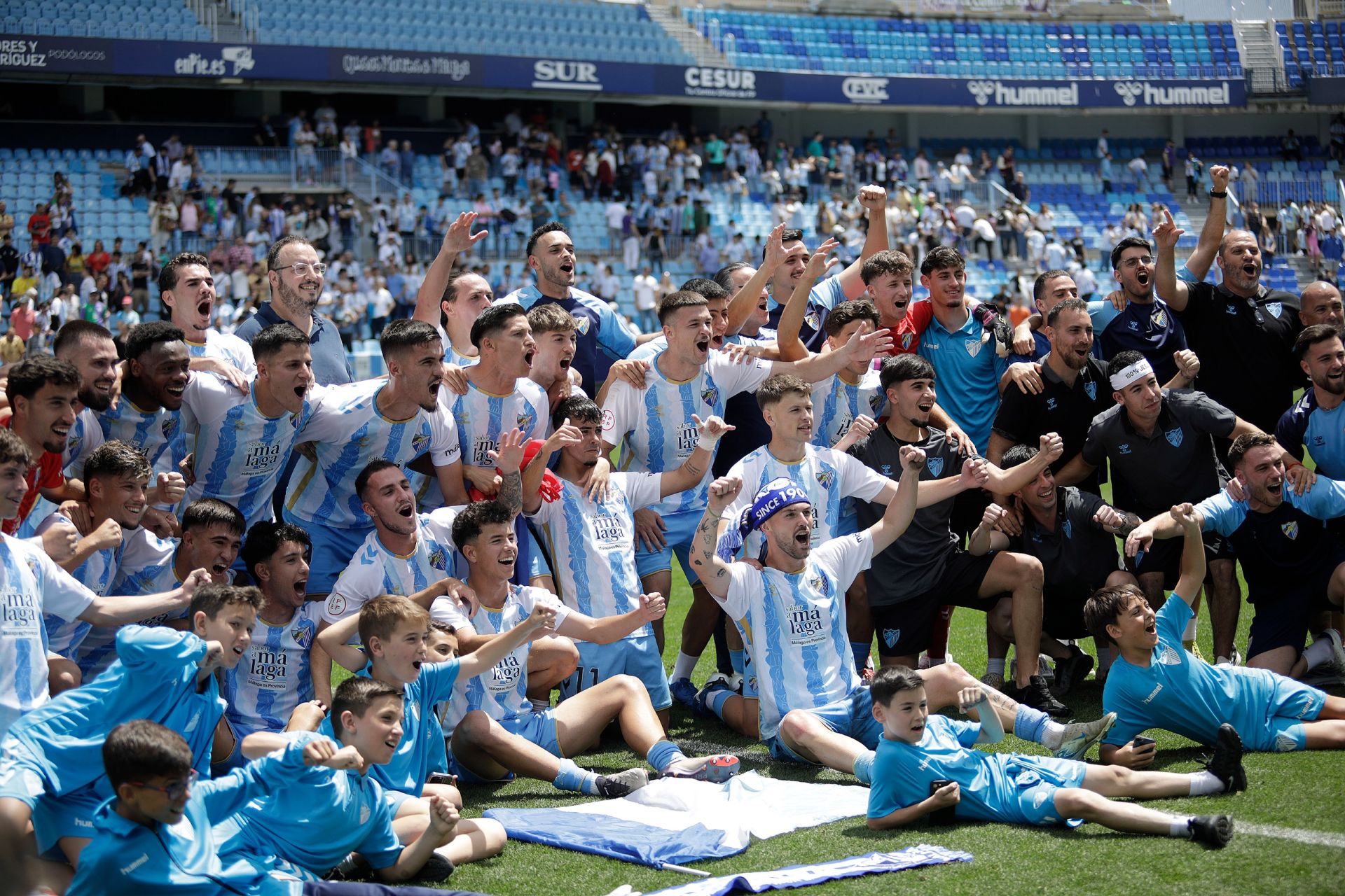 El ascenso del Malagueño en La Rosaleda, en fotos