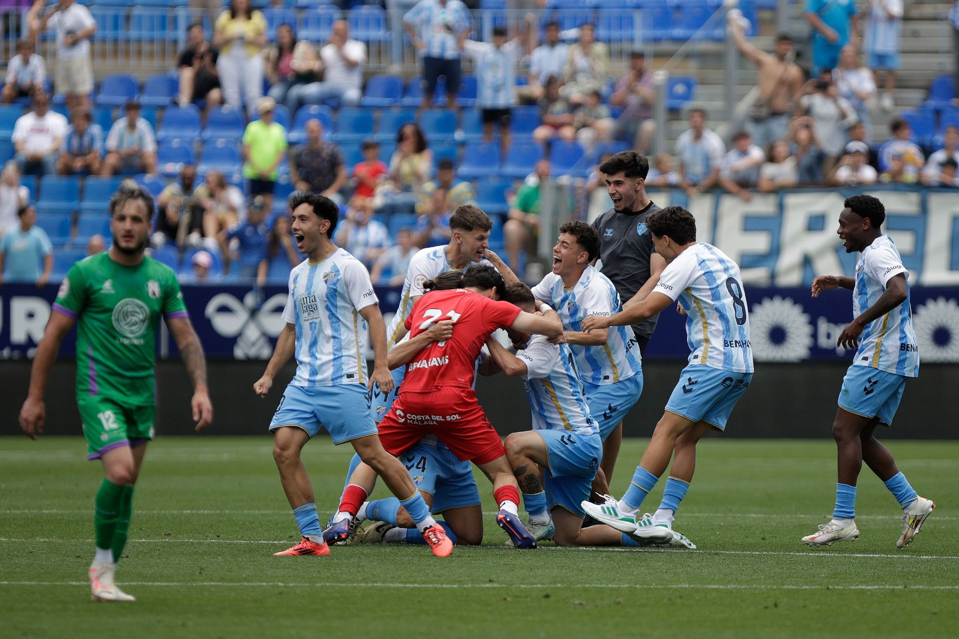 El ascenso del Malagueño en La Rosaleda, en fotos