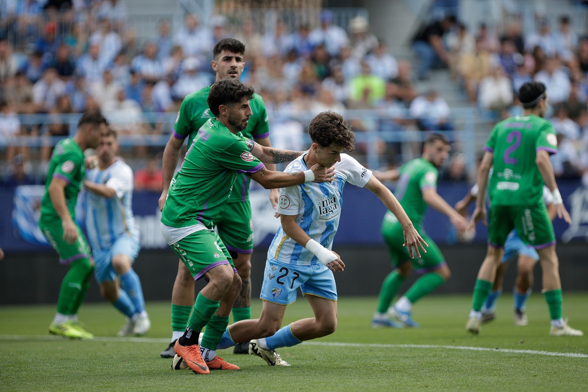 El ascenso del Malagueño en La Rosaleda, en fotos