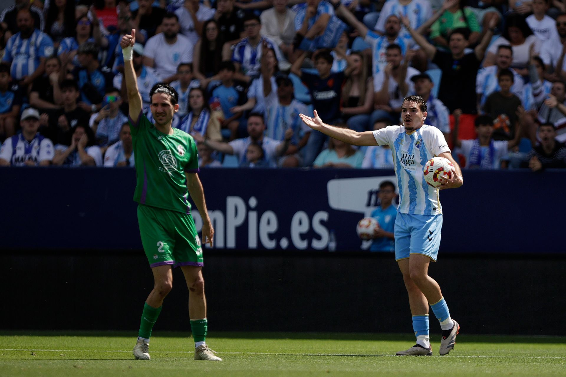 El ascenso del Malagueño en La Rosaleda, en fotos