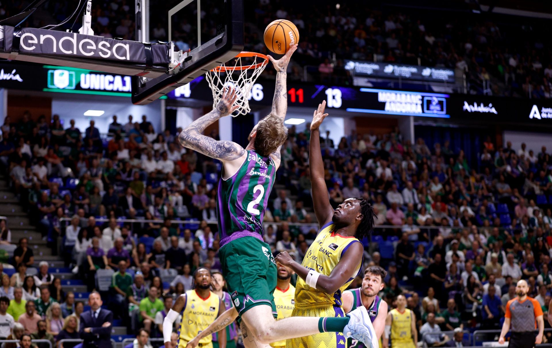 El Unicaja-Andorra en fotos