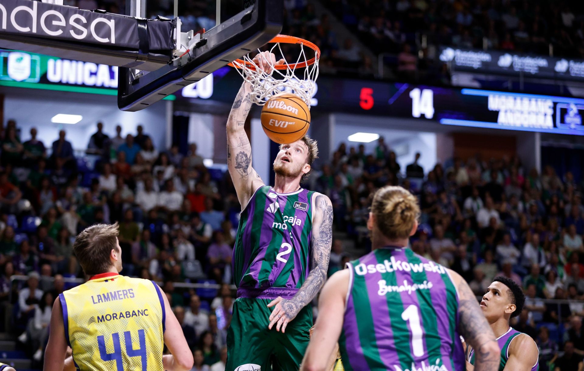 El Unicaja-Andorra en fotos