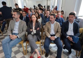 Fernández Pacheco, Navarro, Carmona y Ortega, en la Térmica.