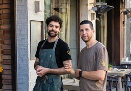 Pablo Zamudio y Cristian Fernández, cocineros invitados al ciclo.