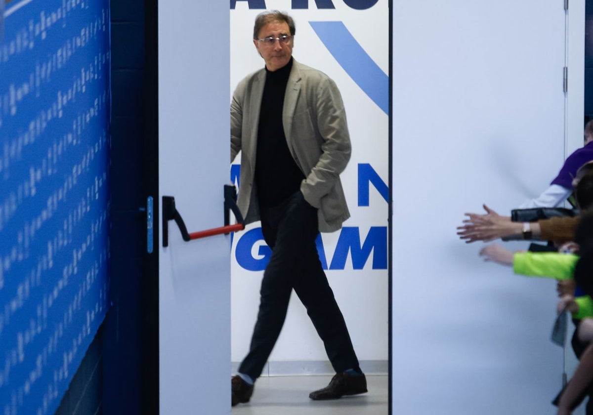 Loren Juarros, que tendrá la misión de planificar la plantilla, en La Rosaleda.