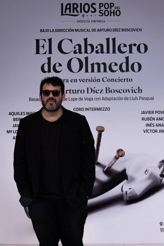 El compositor y director de orquesta Arturo Díez Boscovich, en la presentación.