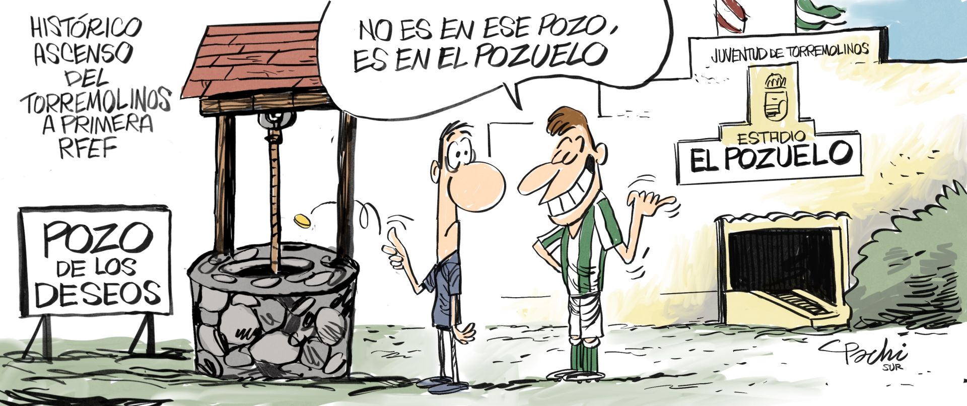 La actualidad deportiva del mes de mayo, en las viñetas de Pachi